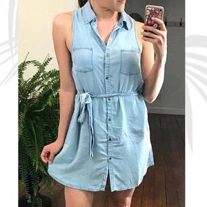 Denim Sleeveless Dress - NWT